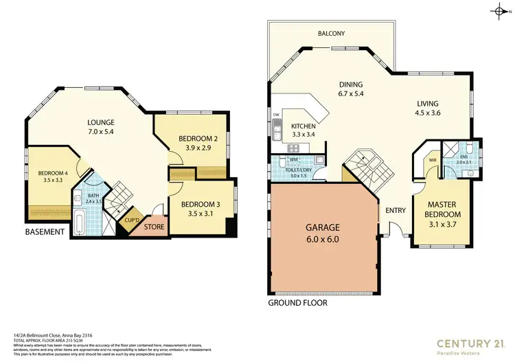 Floorplan of Homely townhouse listing, 14/2a Bellmount Close, Anna Bay NSW 2316