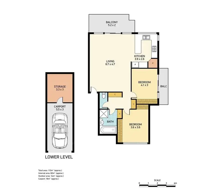 Floorplan of Homely unit listing, 7/23 Wyandra Street, Noosa Heads QLD 4567