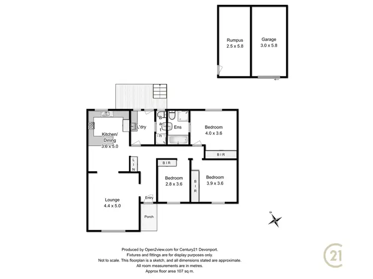 Floorplan of Homely house listing, 18 Jarrod Court, Devonport TAS 7310