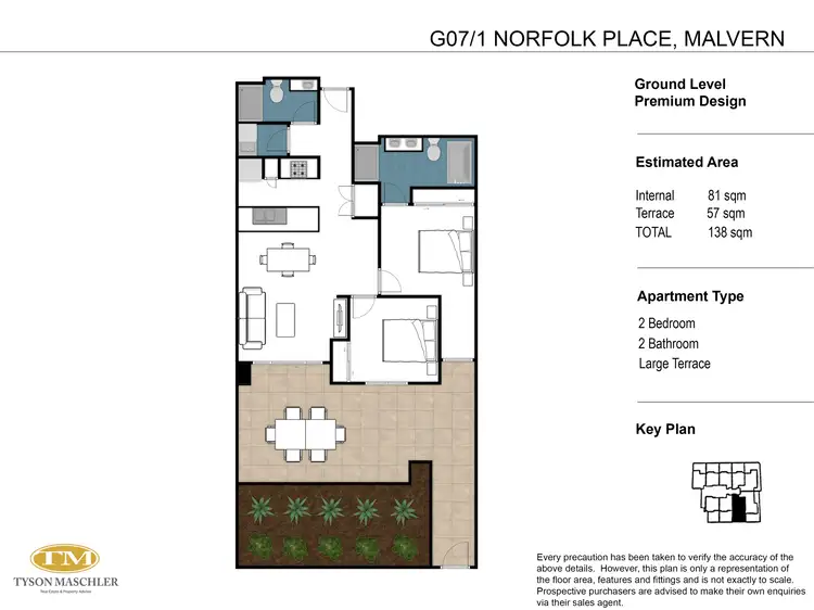 Floorplan of Homely apartment listing, G07/1 Norfolk Place, Malvern VIC 3144