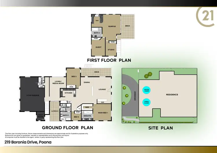 Floorplan of Homely house listing, 219 Boronia Drive, Poona QLD 4650