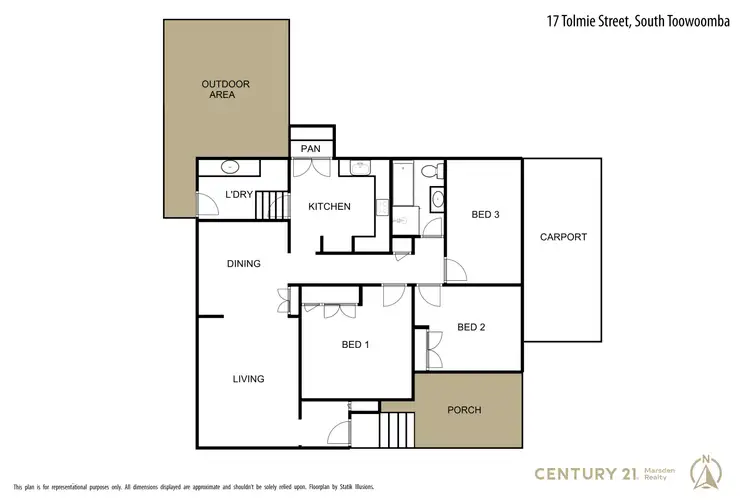 Floorplan of Homely house listing, 17 Tolmie Street, South Toowoomba QLD 4350
