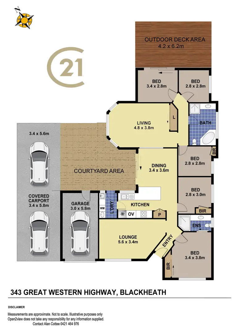 Floorplan of Homely house listing, 343 Great Western Hwy, Blackheath NSW 2785