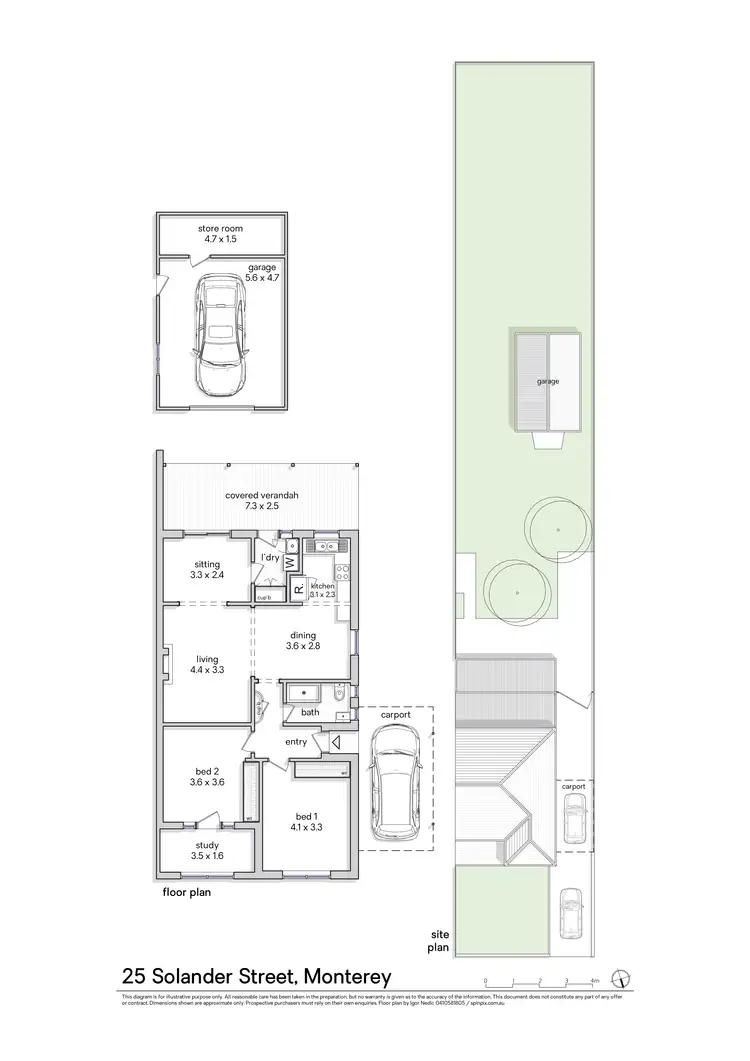 Floorplan of Homely house listing, 25 Solander Street, Monterey NSW 2217