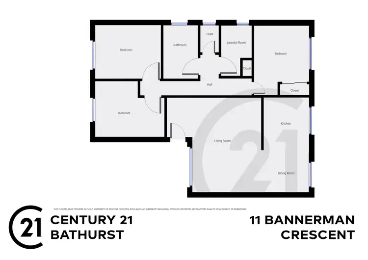 Floorplan of Homely house listing, 11 Bannerman Crescent, Kelso NSW 2795