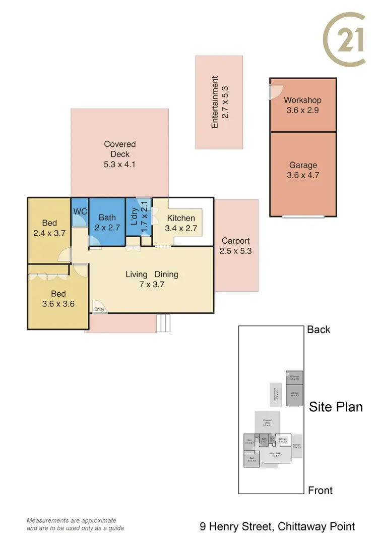Floorplan of Homely house listing, 9 Henry Street, Chittaway Point NSW 2261