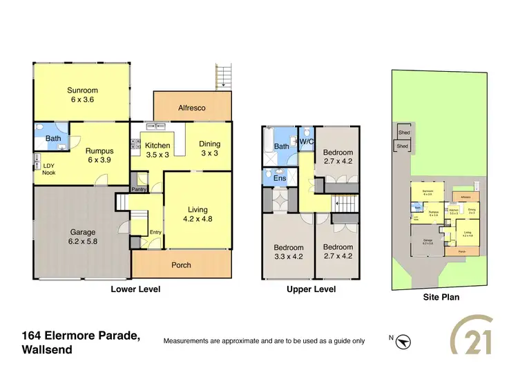 Floorplan of Homely house listing, 164 Elermore Parade, Wallsend NSW 2287