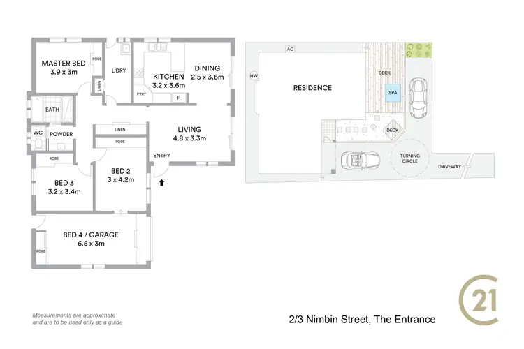 Floorplan of Homely villa listing, 2/3 Nimbin Street, The Entrance NSW 2261