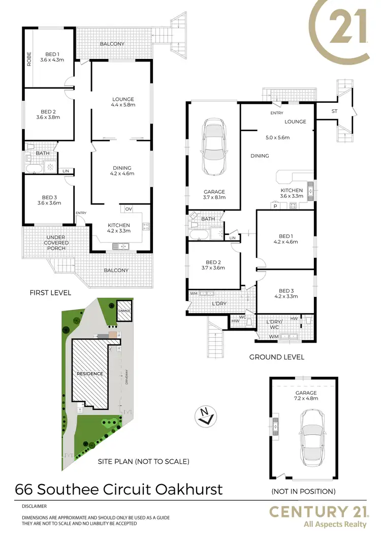 Floorplan of Homely house listing, 66 Southee Circuit, Oakhurst NSW 2761