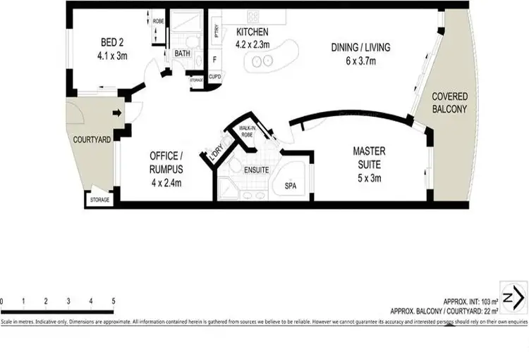 Floorplan of Homely unit listing, 1106/14 Aerodrome Road, Maroochydore QLD 4558
