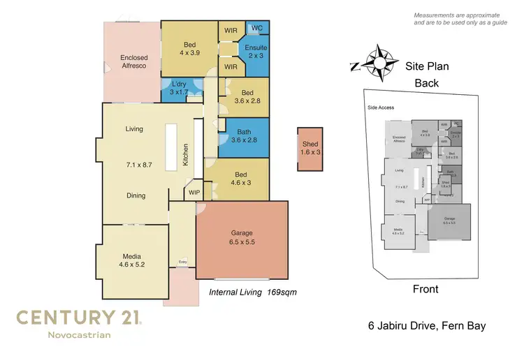 Floorplan of Homely house listing, 6 Jabiru Drive, Fern Bay NSW 2295