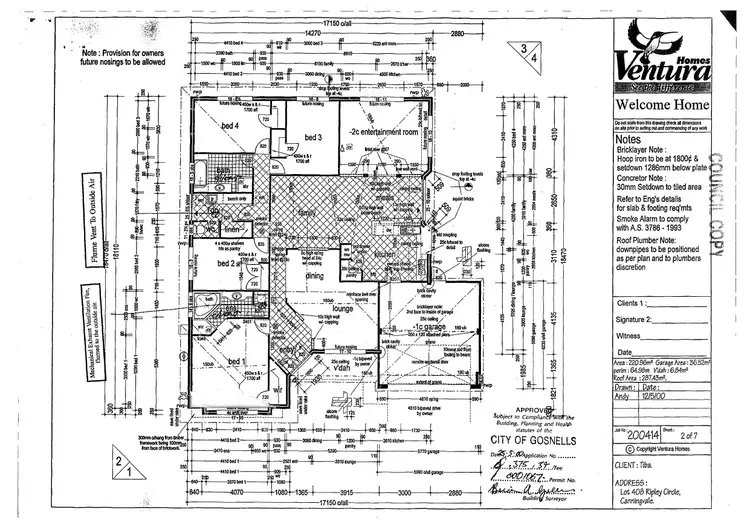 Floorplan of Homely house listing, 1 Ripley Circle, Canning Vale WA 6155