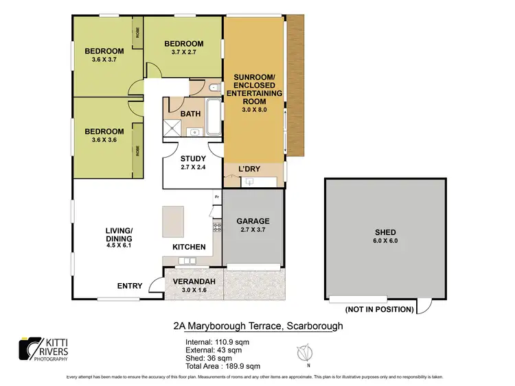 Floorplan of Homely house listing, 2a Maryborough Terrace, Scarborough QLD 4020