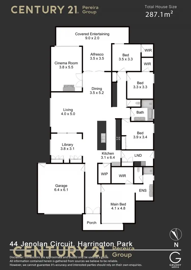 Floorplan of Homely house listing, 44 Jenolan Circuit, Harrington Park NSW 2567