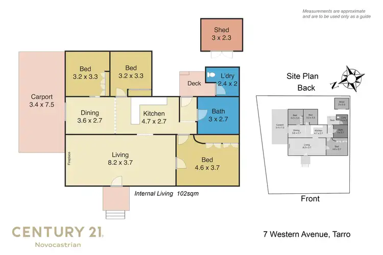Floorplan of Homely house listing, 7 Western Avenue, Tarro NSW 2322
