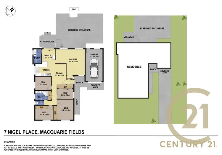 Floorplan of Homely house listing, 7 Nigel Place, Macquarie Fields NSW 2564