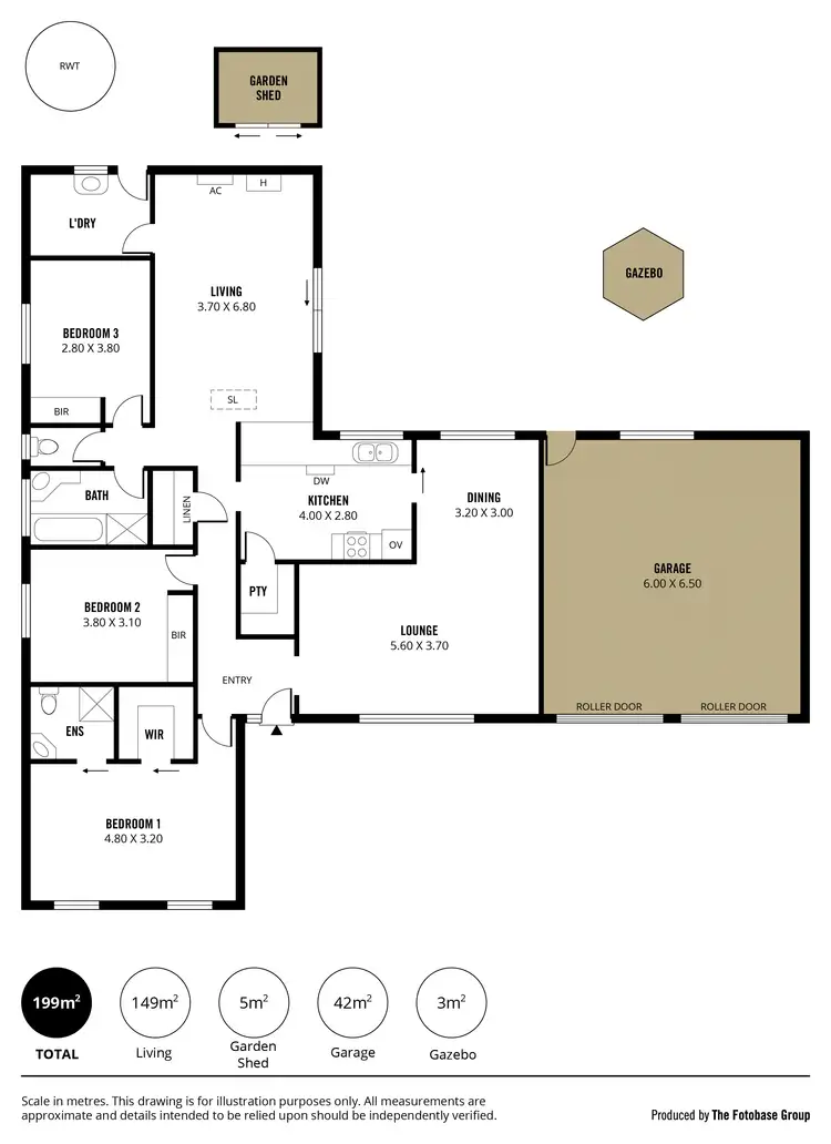 Floorplan of Homely house listing, 1 Sheoak Crescent, Aberfoyle Park SA 5159