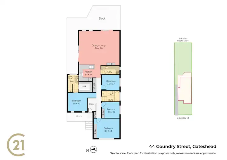 Floorplan of Homely house listing, 44 Goundry Street, Gateshead NSW 2290