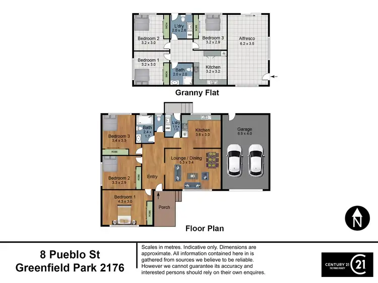 Floorplan of Homely house listing, 8 Pueblo Street, Greenfield Park NSW 2176