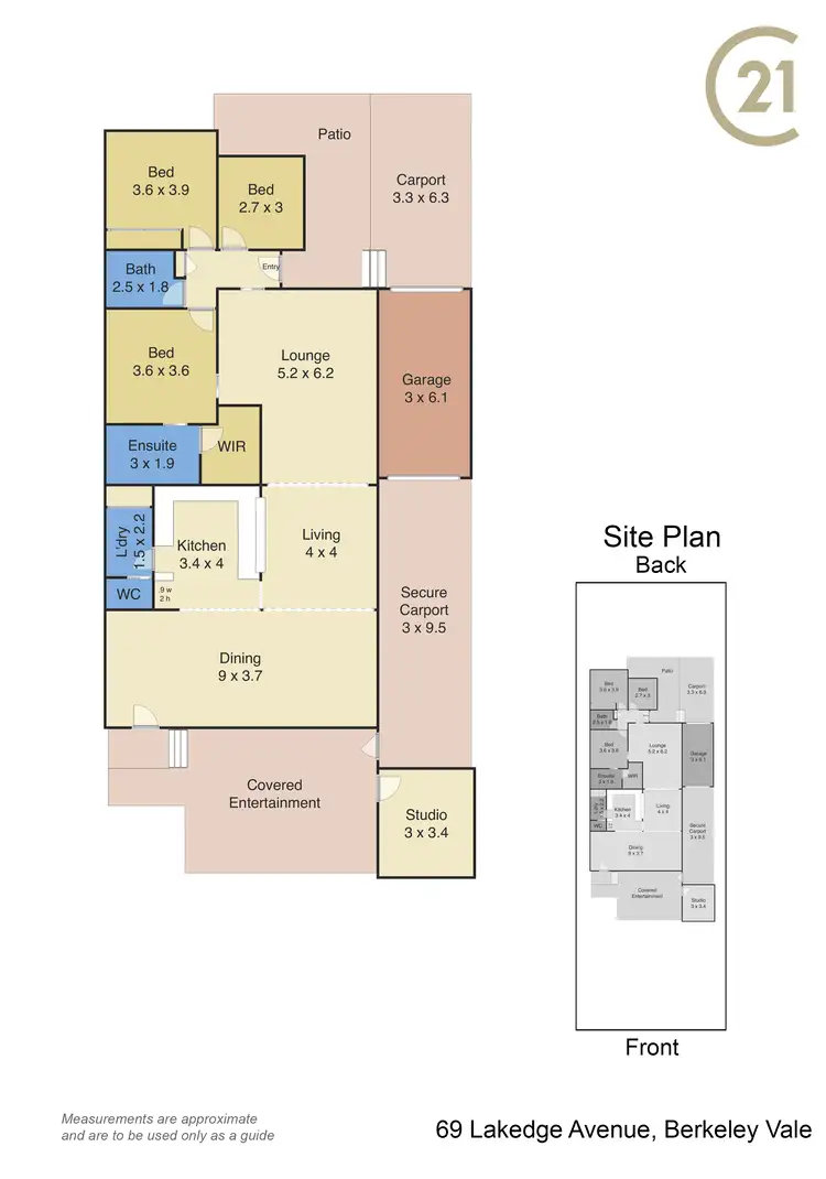 Floorplan of Homely house listing, 69 Lakedge Avenue, Berkeley Vale NSW 2261