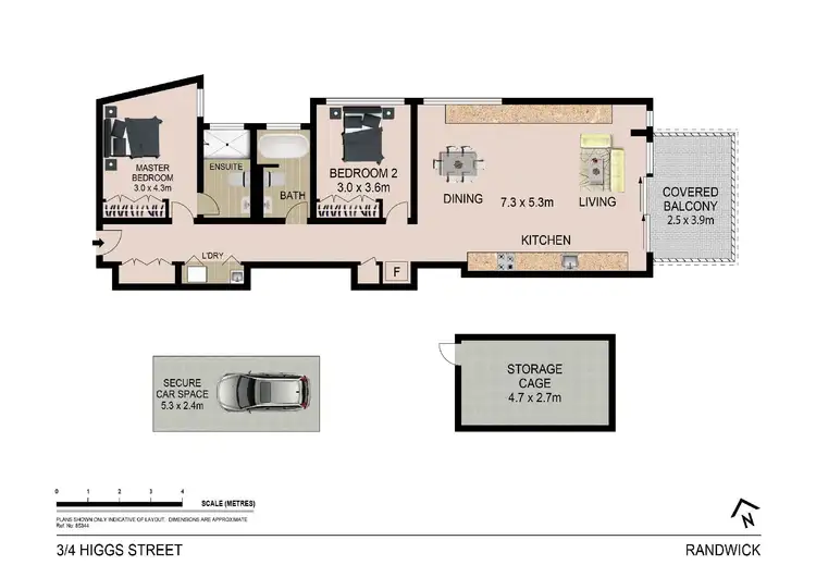 Floorplan of Homely apartment listing, 3/4 Higgs Street, Randwick NSW 2031
