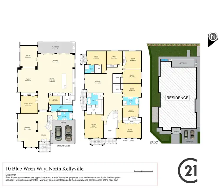 Floorplan of Homely house listing, 10 Blue Wren Way, North Kellyville NSW 2155