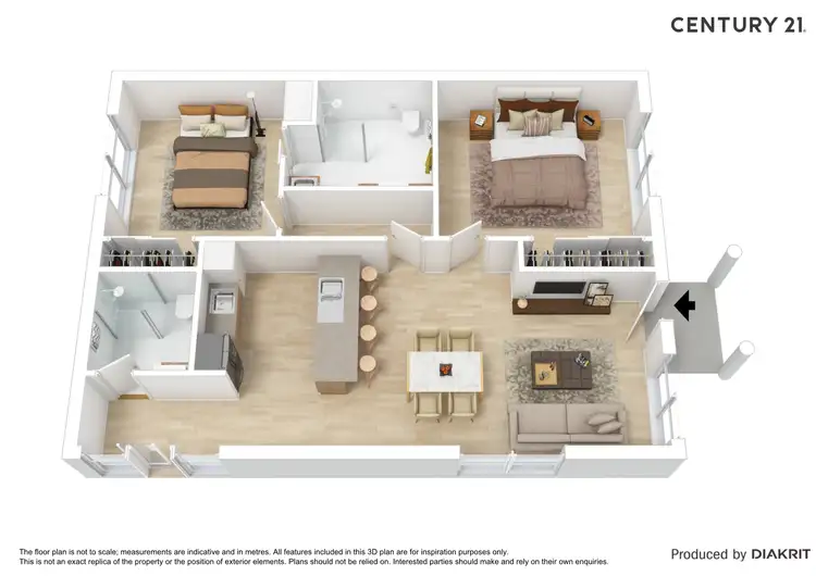 Floorplan of Homely unit listing, 78 Haverfield Street, Echuca VIC 3564