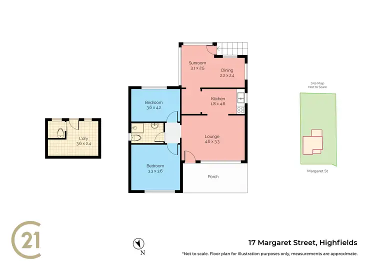Floorplan of Homely house listing, 17 Margaret Street, Highfields NSW 2289