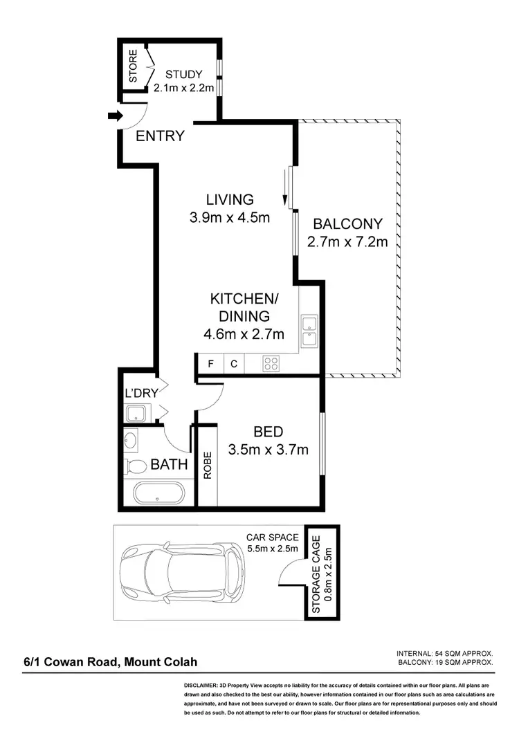 Floorplan of Homely apartment listing, 6/1 Cowan Road, Mount Colah NSW 2079