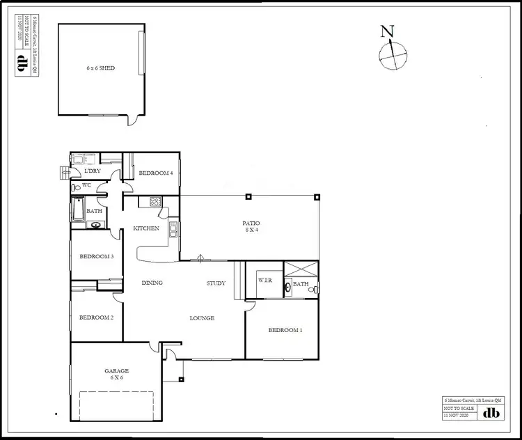 Floorplan of Homely house listing, 6 Monaro Circuit, Mount Louisa QLD 4814