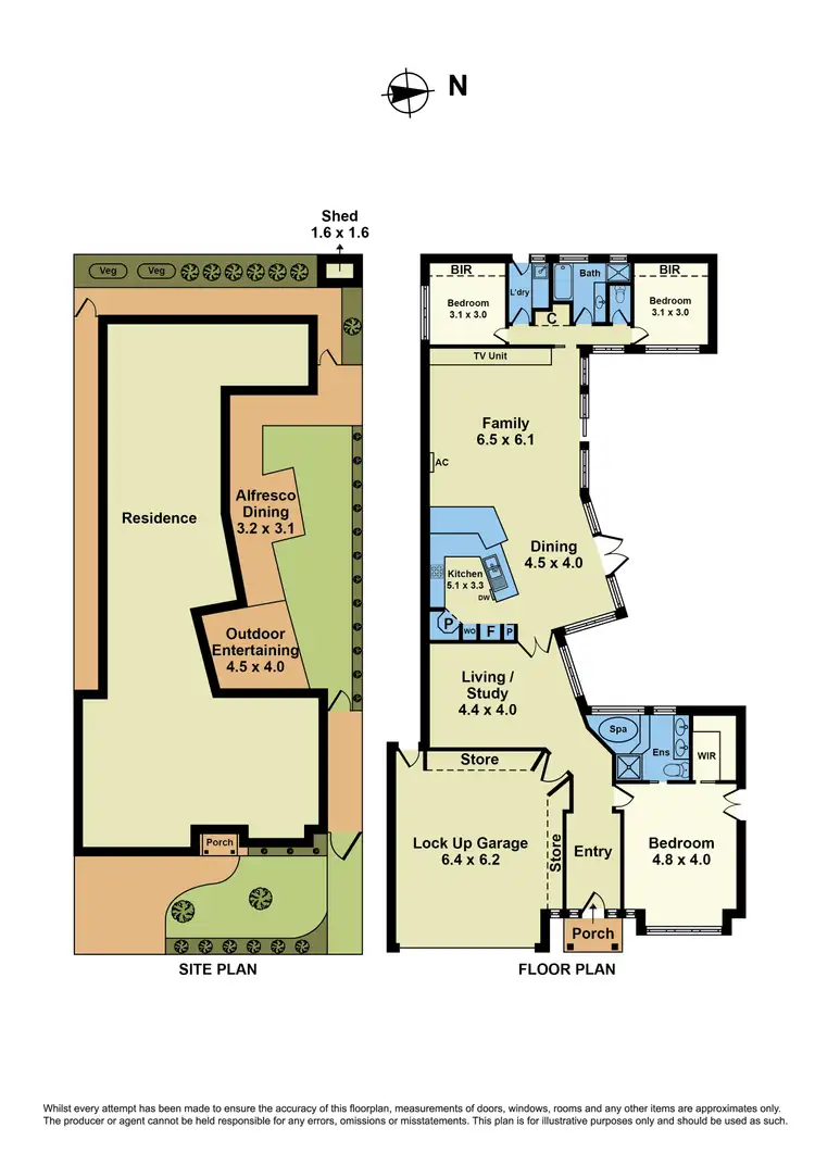 Floorplan of Homely house listing, 7 Fawkner Way, Seabrook VIC 3028