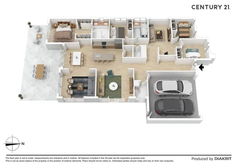 Floorplan of Homely house listing, 8 Durif Drive, Moama NSW 2731