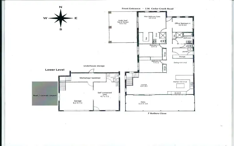 Floorplan of Homely house listing, 7 Butlers Close, Upper Kedron QLD 4055