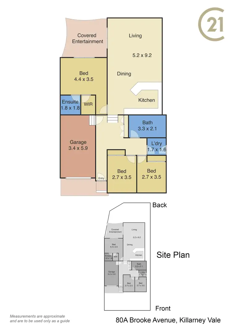 Floorplan of Homely house listing, 80a Brooke Avenue, Killarney Vale NSW 2261