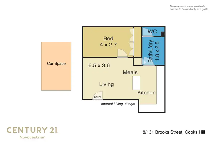 Floorplan of Homely apartment listing, 8/131 Brooks Street, Bar Beach NSW 2300