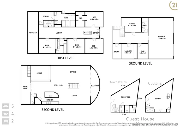 Floorplan of Homely house listing, 31 McAnally Drive, Sunshine Beach QLD 4567
