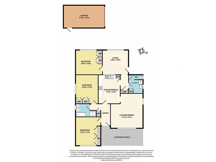 Floorplan of Homely unit listing, 1-2/61 Macrina Street, Oakleigh East VIC 3166