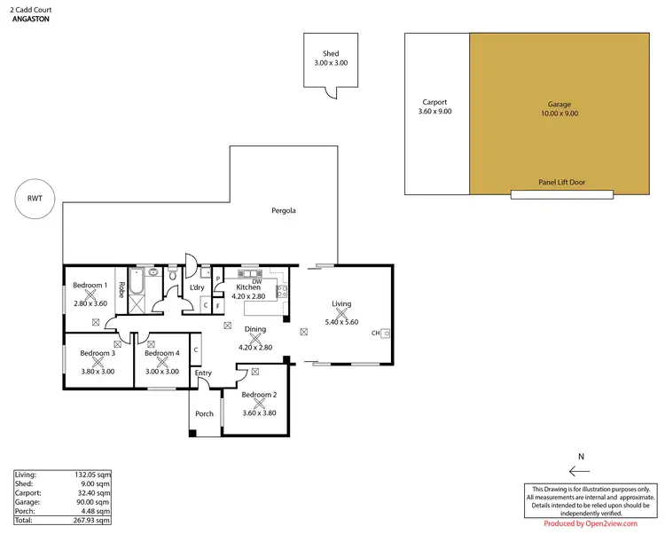 Floorplan of Homely house listing, 2 Cadd Court, Angaston SA 5353