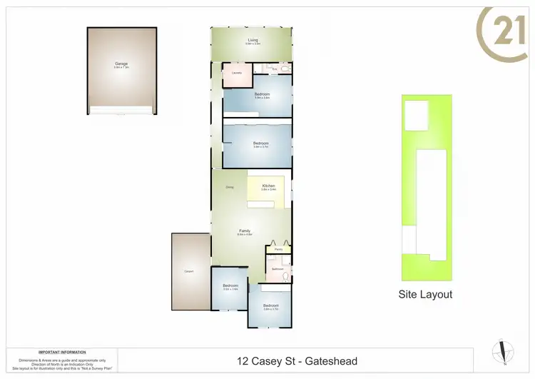 Floorplan of Homely house listing, 12 Casey Street, Gateshead NSW 2290