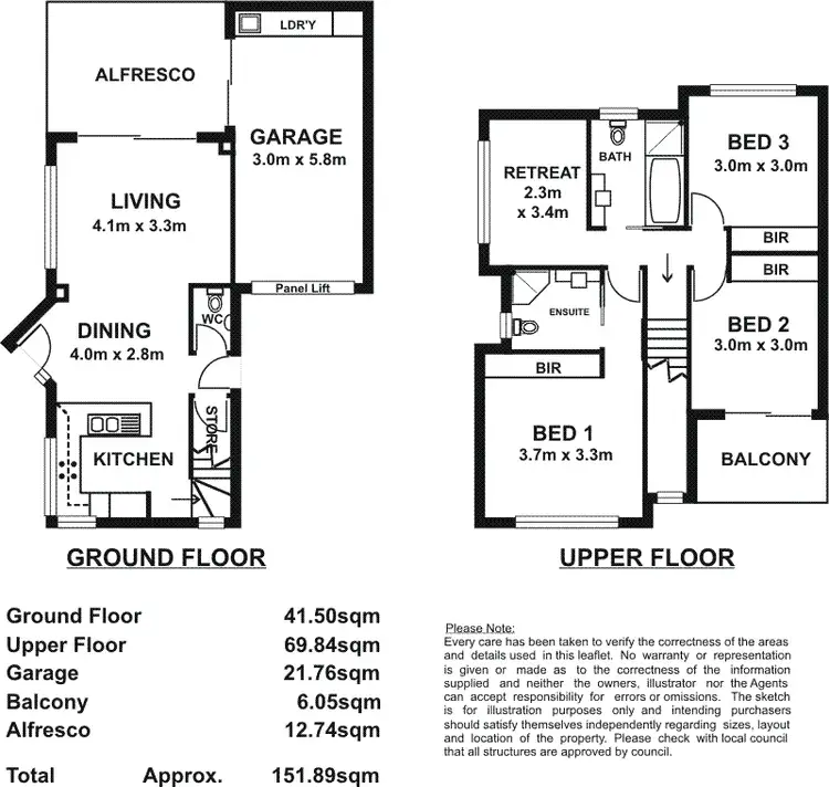 Floorplan of Homely house listing, 25A Bice Street, Marleston SA 5033