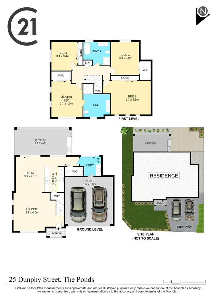 Floorplan of Homely house listing, 25 Dunphy Street, The Ponds NSW 2769