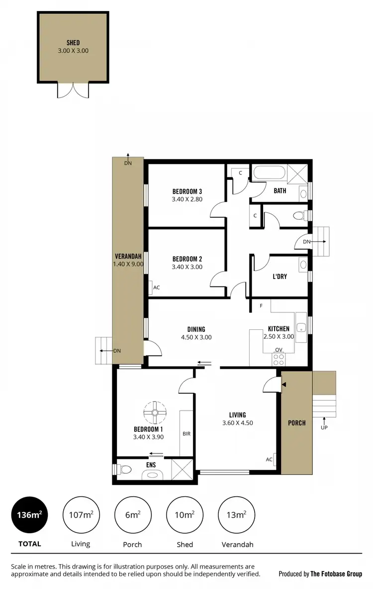 Floorplan of Homely house listing, 26 Helsinki Road, Hackham West SA 5163