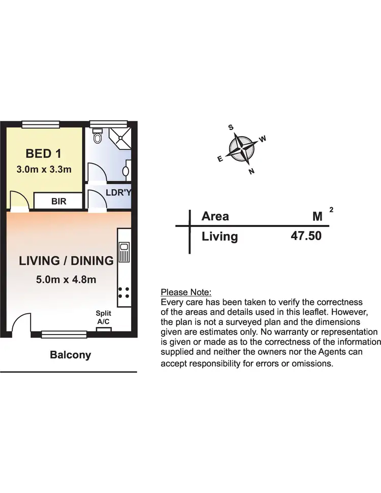 Floorplan of Homely unit listing, 9/6 Pine Avenue, Glenelg North SA 5045