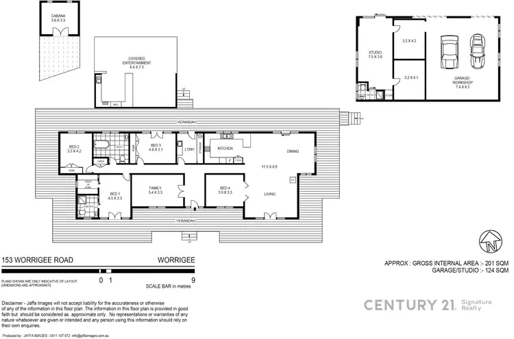 Floorplan of Homely house listing, 153 Worrigee Road, Worrigee NSW 2540