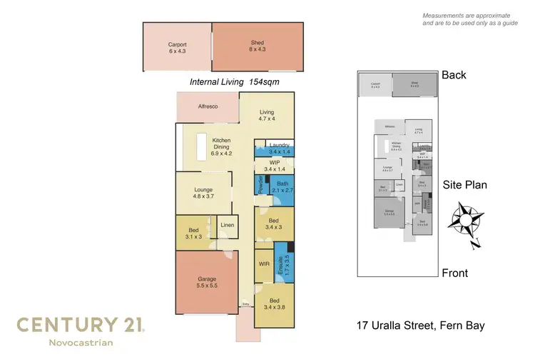 Floorplan of Homely house listing, 17 Uralla Street, Fern Bay NSW 2295