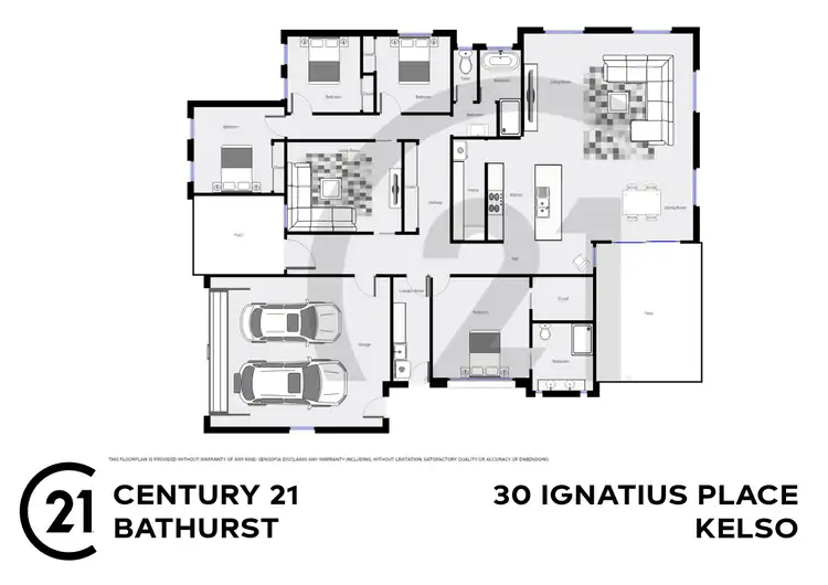 Floorplan of Homely house listing, 30 Ignatius Place, Kelso NSW 2795
