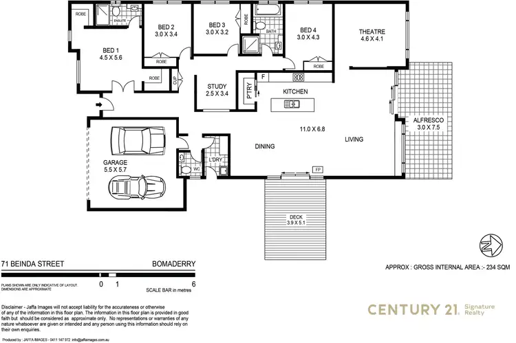 Floorplan of Homely house listing, 71 Beinda Street, Bomaderry NSW 2541