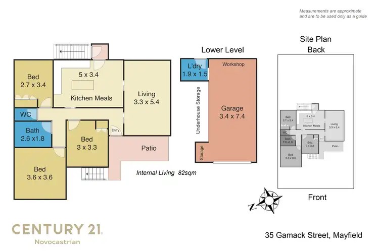 Floorplan of Homely house listing, 35 Gamack Street, Mayfield NSW 2304