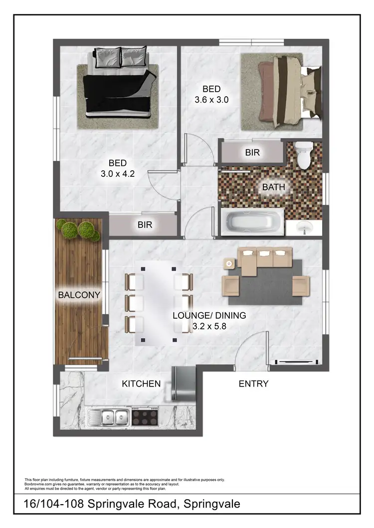 Floorplan of Homely unit listing, 16/104-108 Springvale Road, Springvale VIC 3171