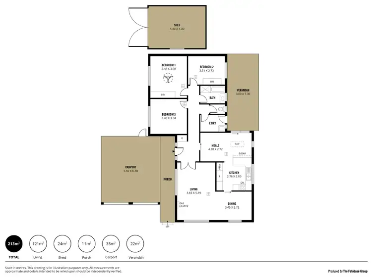 Floorplan of Homely house listing, 4 Beryl Court, Modbury SA 5092